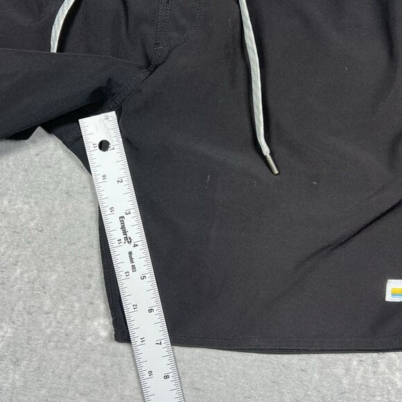 Vuori Bank Shorts Men’s Medium Black Drawstring Athletic Pocket Stretch - Picture 6 of 10